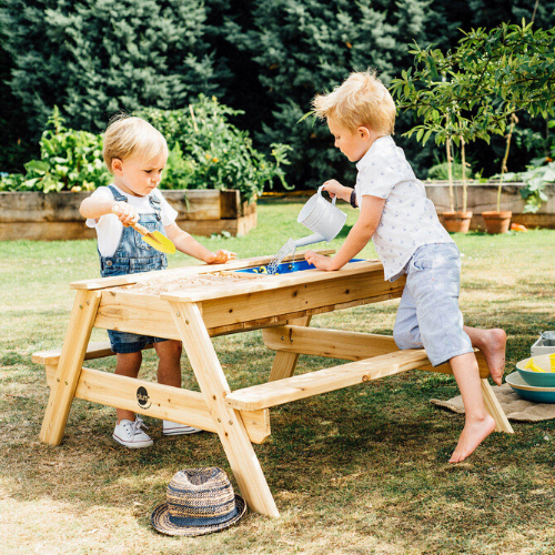 Plum® Surfside Wooden Sand and Water Picnic Table