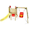 Plum® Toddler Tower Wooden Climbing Frame - Outdoor Hideaway - Plum - Play Center